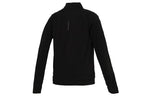 (WMNS) Nike DRI-FIT Half Zipper Quick Dry Reflective Sports Long Sleeves Black T-Shirt DD6842-010