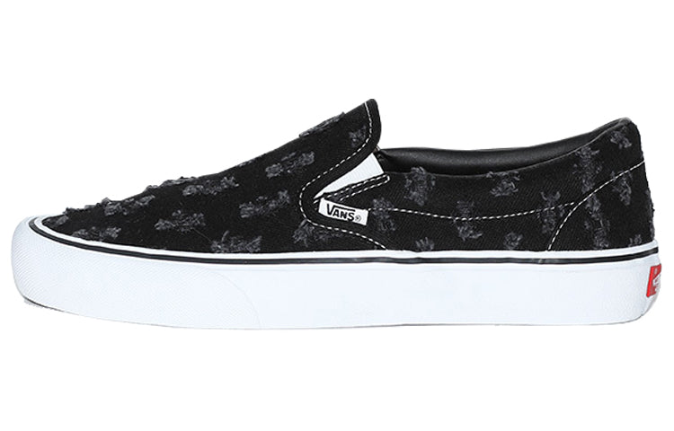 Vans Supreme x Slip-On 'Black Hole Punch Denim' VN0A38DD2DC