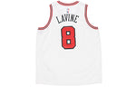 Men's Nike NBA Swingman SW Fan Edition 2020 Season Chicago Bulls Zach Lavine No. 8 Basketball Sports White Jersey CW3586-105