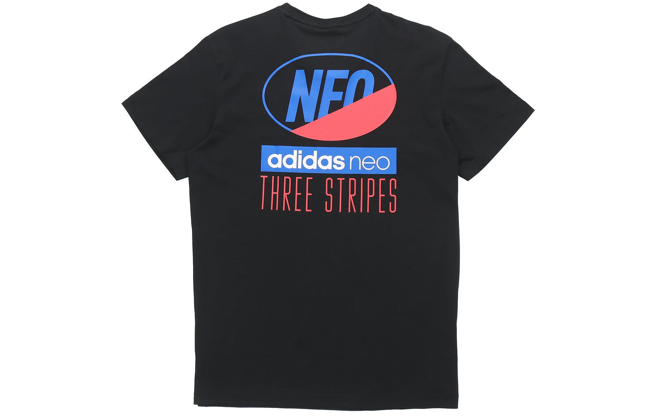 adidas neo M Brlv Tee 3 Sports Short Sleeve Black GK1526