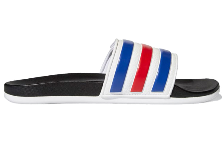 adidas Adilette Comfort Adjustable Slide 'White Royal Scarlet' FY8095