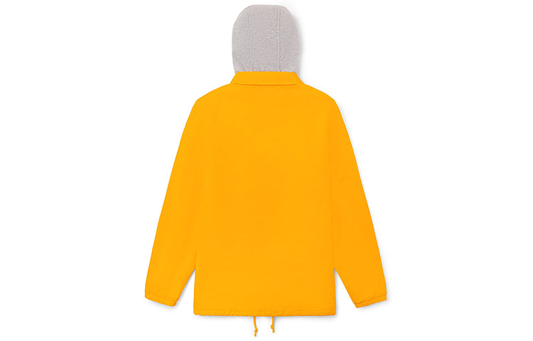 Men's Vans Woven hooded Casual Sports Jacket Yellow VN0A4MQV85W