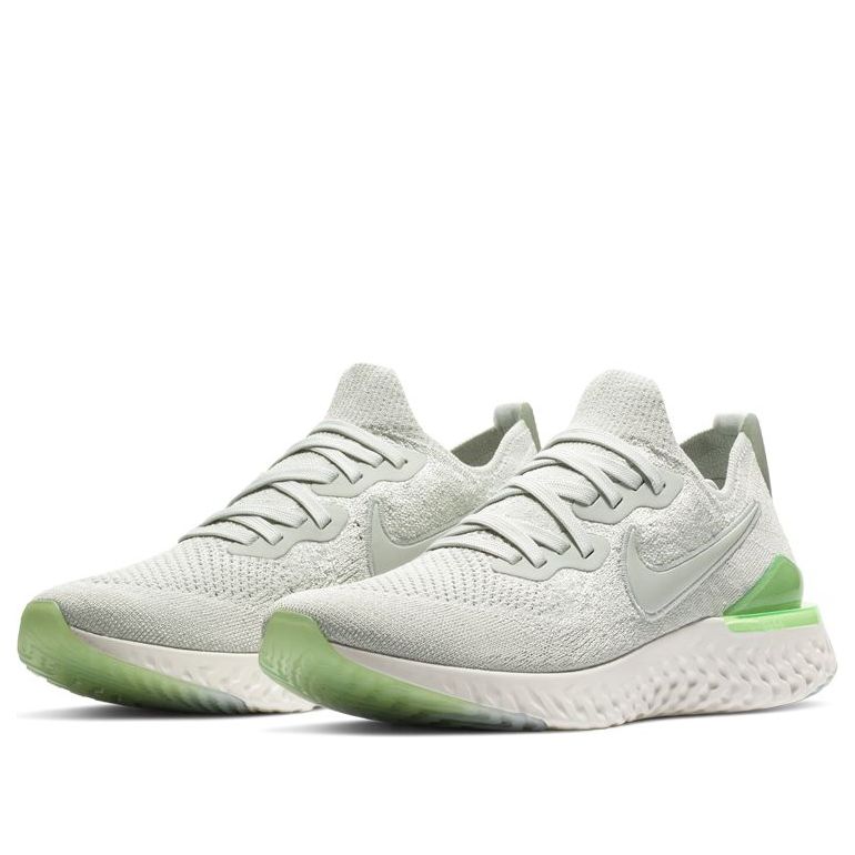 (WMNS) Nike Epic React Flyknit 2 'Silver Lime' BQ8927-005