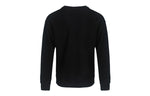 Converse Slogan Long-sleeve Round-neck Sweater Men Black 10019956-A01