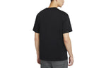 Nike Sportswear logo Printing Cozy Round Neck Short Sleeve Black CZ4662-010