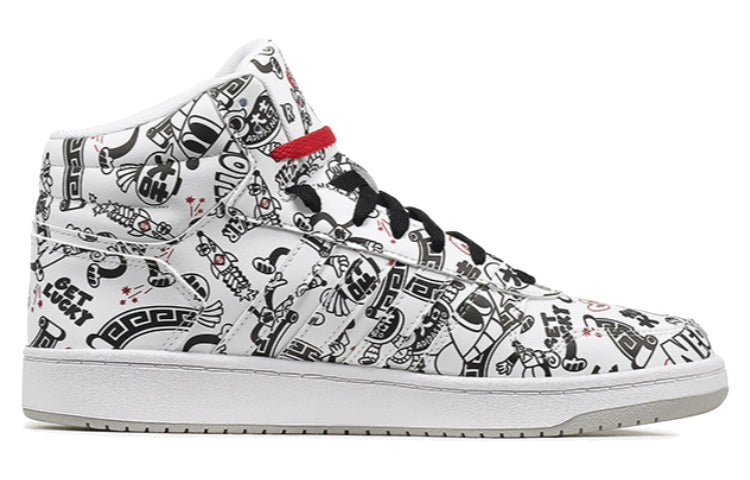 adidas Hoops 2.0 Mid 'Black White' FW8030