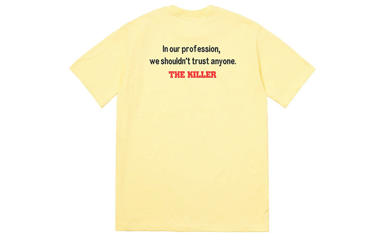 Supreme FW18 The Killer Trust Pale Yellow Tee SUP-FW18-675