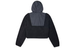 (WMNS) Converse Full Zip Lamb Wool Hooded Jacket Black 10020285-A02