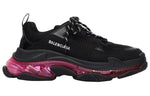Balenciaga Triple S Sneaker 'Clear Sole - Black Pink Neon' 541624W2FR11053
