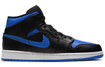 Air Jordan 1 Mid 'Black Hyper Royal' 554724-068