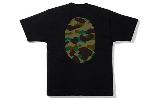 A Bathing Ape Camouflage Big Ape Head Tee 'Black Green' BAPE-SS18-006