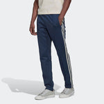 Men's adidas originals Stripe Logo Casual Sports Pants/Trousers/Joggers Autumn Blue HN1674