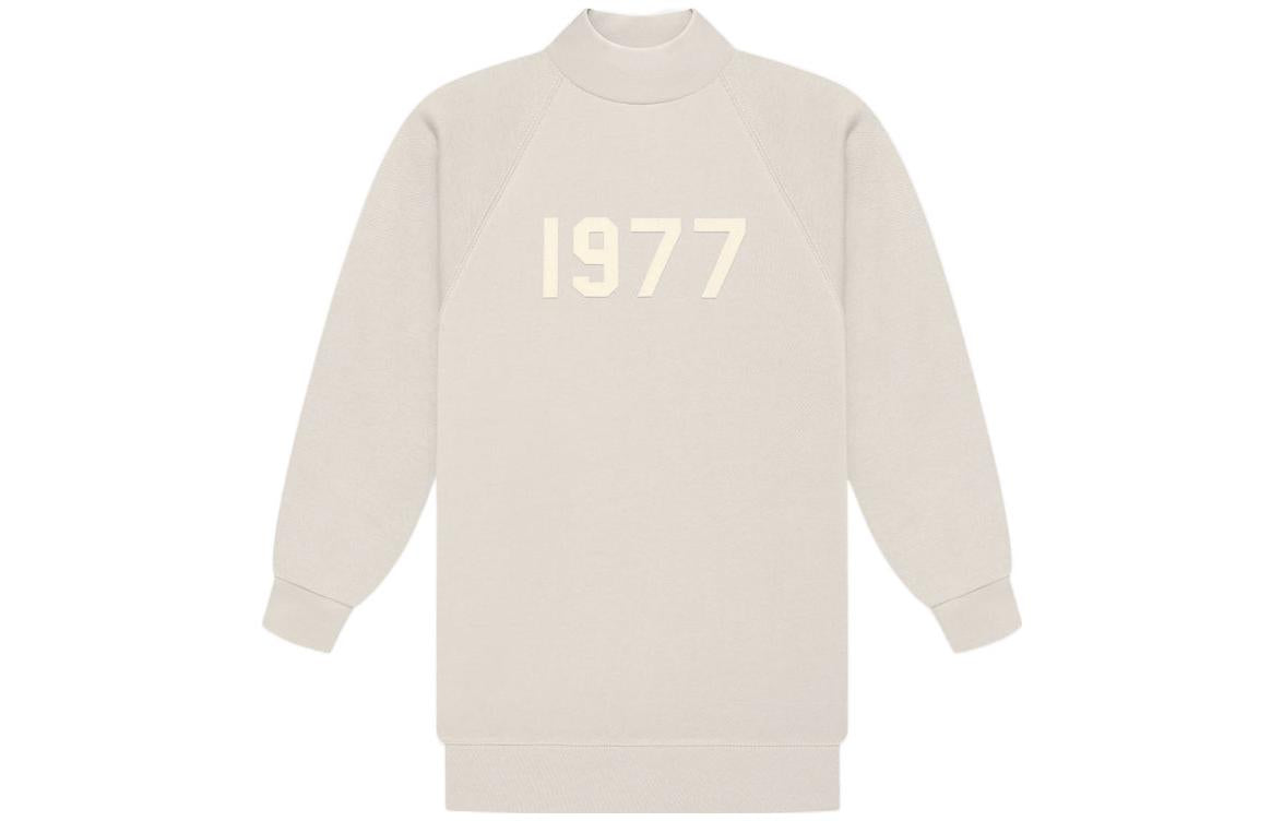 (WMNS) Fear of God Essentials SS22 1977 3/4 Sleeve Mockneck Pullover 'Wheat' FOG-SS22-67