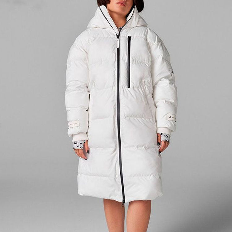 (WMNS) adidas By Stella McCartney Longline Jacket Asia Sizing 'White' H58127