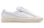 PUMA Clyde Rubber Toe Leather Leisure Board Shoes White 366986-01