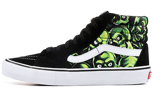 Vans Supreme x SK8-HI 'Glow-In-The-Dark Skull Pile' VN000VHG3FW