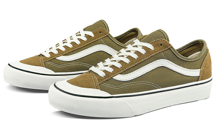 Vans Style 36 Lightweight Wear-Resistant Low Top Casual Skate Shoes Unisex Military Green VN0A5HYRB9A
