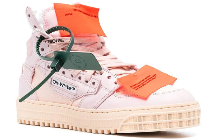 (WMNS) Off-White Off-Court 3.0 High-Top Sneakers 'Pink Beige' OWIA112F22LEA0013030