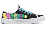(WMNS) Jeremyville x Skechers V'Lites Low-Top Sneakers Multi-color 66666301-BKMT