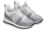 (WMNS) LOUIS VUITTON Run Away Sneakers 'Grey Mesh with Logo' 1ABW54