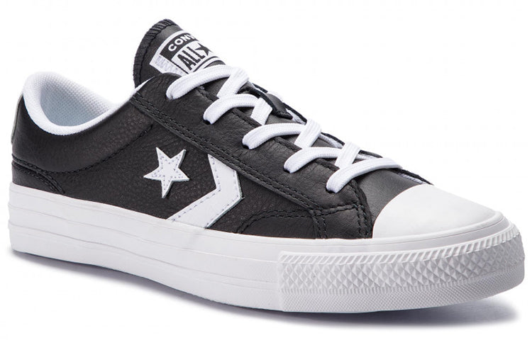 Converse Star Player Ox Black Leather Black 159780C