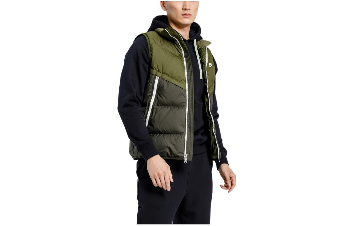 AS Men's Nike Sportswear SF WINDRUNNER VEST ROUGH Green DD6818-326