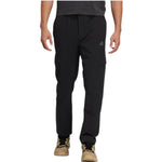 Men's adidas Solid Color Logo Printing Straight Sports Pants/Trousers/Joggers Black HE7379