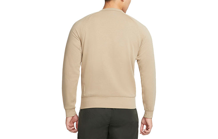 Nike NSW graphic printed crew neck sweatshirt 'Tan' DQ4170-247