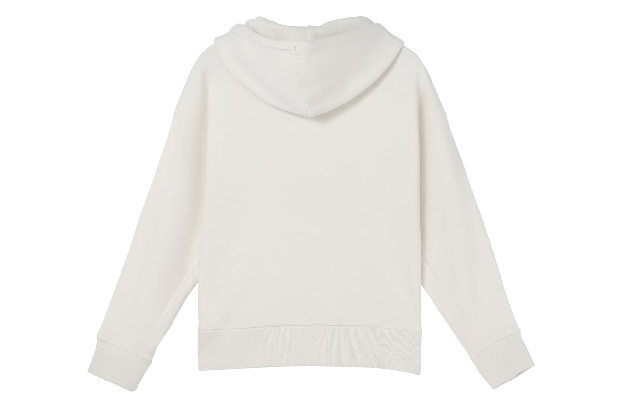 (WMNS) PUMA Classics Logo Printing Hoodie Grey 599197-05
