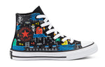 Converse Chuck Taylor All Star High Top Jr Black/Multicolor 670212C