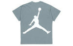 Air Jordan Large Logo Sports Round Neck Short Sleeve Green DQ4960-387