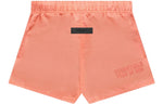 Fear of God Essentials FW22 Nylon Running Shorts Coral FOG-SS22-589