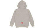 COMME des GARCONS PLAY x CDG Logo Drawstring Hoodie 'Grey' AE-T104-051-1