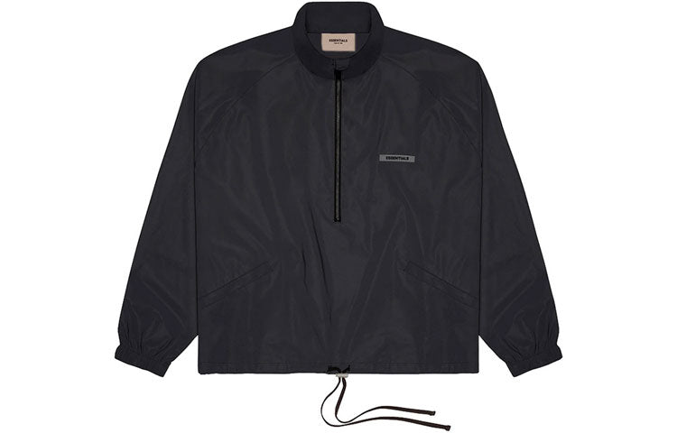 Fear of God Essentials FW21 Track Jacket Black FOG-FW21-085