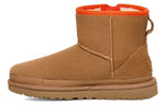 (WMNS) UGG Classic Mini Zipper Tape Logo 'Chestnut' 1144034-CHE