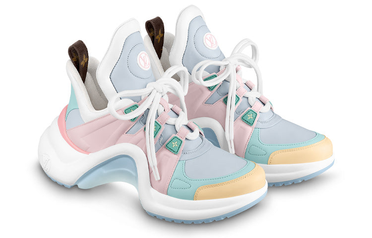 (WMNS) LOUIS VUITTON LV Archlight Sneakers 'Blue Pink White' 1AAEKF