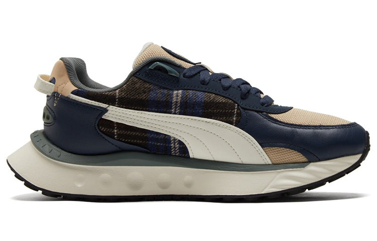 PUMA Wild Rider Flannel 'Blue Cream White' 384186-01