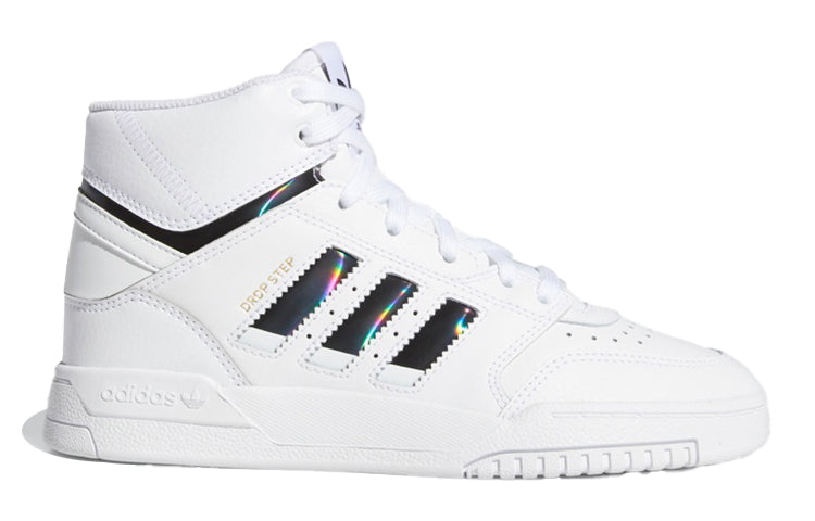 (GS) adidas originals Drop Step 'White Black' EF7157