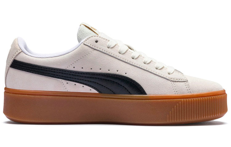 (WMNS) PUMA Vikky Stacked Retro Casual Skateboarding Shoes White 369144-04