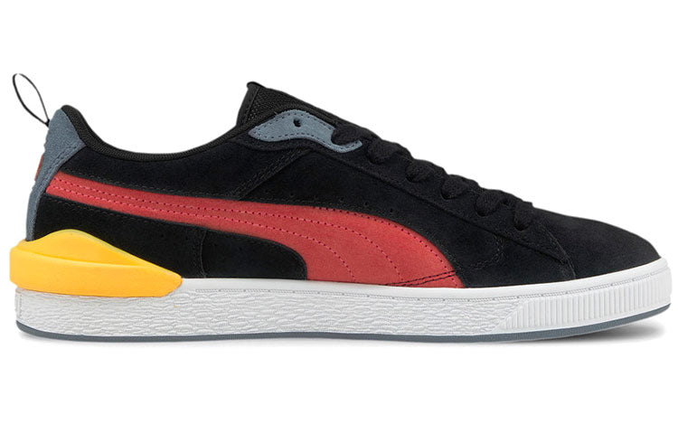 PUMA Suede Bloc 'Black Yellow Red' 381183-03