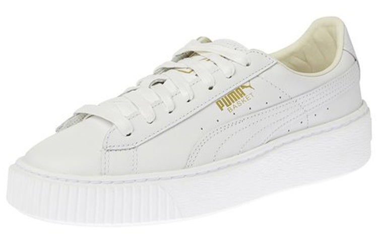 (WMNS) PUMA Basket Platform Core 'White Gold' 364040-04