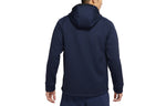 Nike Pro Therma-FIT Fleece Stay Warm Sports Training hooded Logo Jacket Navy Blue DD2125-451