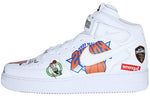 Nike x Supreme NBA x Air Force 1 Mid 07 'White' AQ8017-100