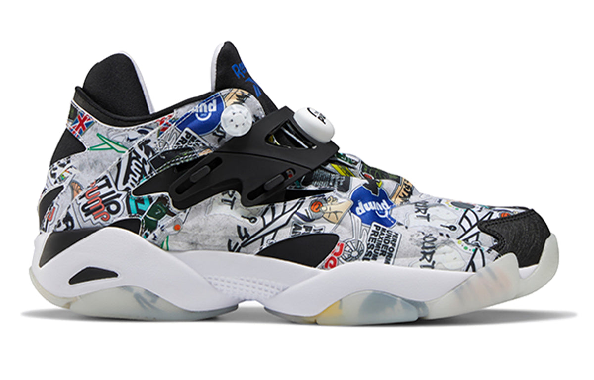 Reebok Pump Court 'Sticker City - White Black' FW7826