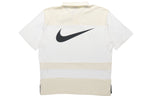 Nike Sportswear Swoosh Logo Printing Contrasting Colors Loose Polo Shirt White DJ5370-110