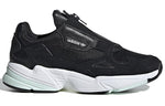 (WMNS) adidas Falcon Zip W 'Black White' EF2046