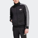 adidas originals Adicolor 70s Monogram Track Top 'Black' IP6982