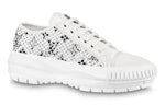 (WMNS) LOUIS VUITTON LV Squad Sneakers 'White with Crystal Monogram' 1A9RZ8