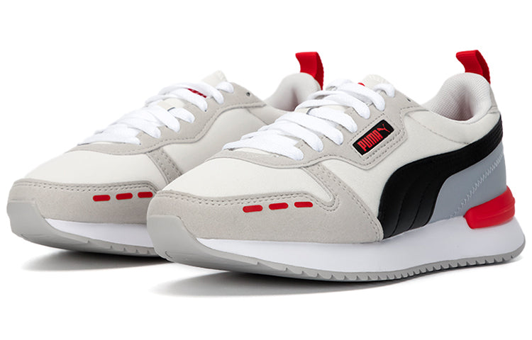 PUMA R78 Mesh 'Vaporous Grey High Risk Red' 385547-02