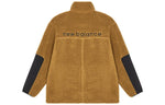 New Balance Men's New Balance Contrasting Colors Pocket Reversible Stand Collar Lamb's Wool Jacket Brown AMJ21349-INC